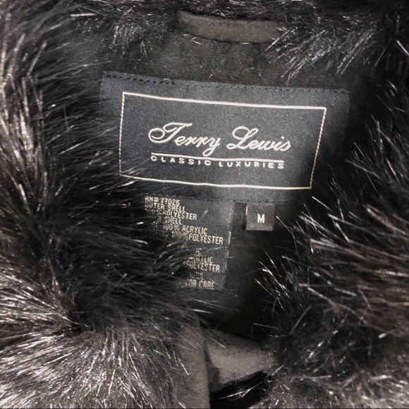 Terry Lewis long black luxury coat - Picture 15 of 16